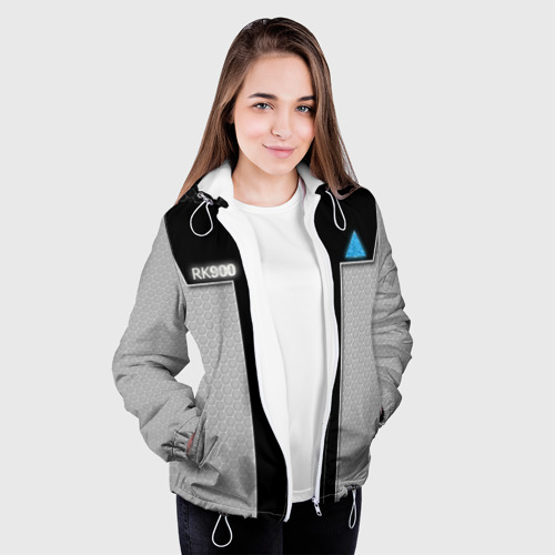 Женская куртка 3D Detroit: Become Human, цвет белый - фото 4