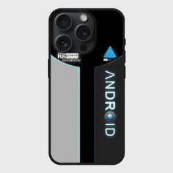 Чехол силиконовый для Apple iPhone 15 Pro матовый Detroit: Become Human