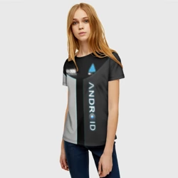 Женская футболка 3D Detroit: Become Human - фото 2