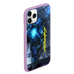 Чехол для iPhone 11 Pro Max матовый Cyberpunk 2077 - фото 2