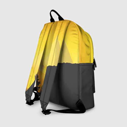 Рюкзак 3D с принтом PUBG, вид сзади #1