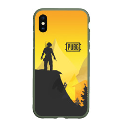 Чехол для iPhone XS Max матовый PUBG