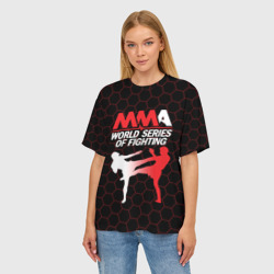 Женская футболка oversize 3D MMA - фото 2