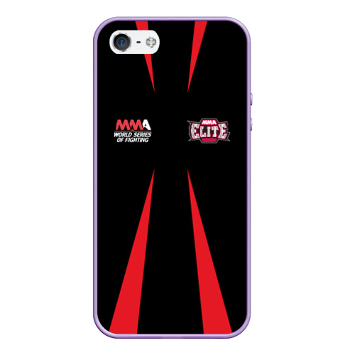 Чехол для iPhone 5/5S матовый MMA Elite, цвет светло-сиреневый