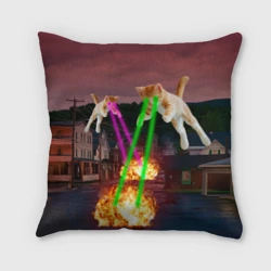 Подушка 3D Кошачья атака лазерами - мем авиация