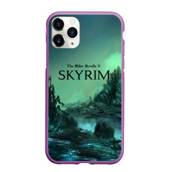 Чехол для iPhone 11 Pro Max матовый Skyrim