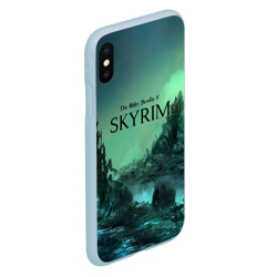 Чехол для iPhone XS Max матовый Skyrim - фото 2