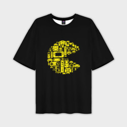 Мужская футболка oversize 3D Pac-Man