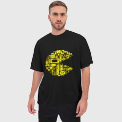 Мужская футболка oversize 3D Pac-Man - фото 2