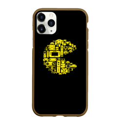 Чехол для iPhone 11 Pro Max матовый Pac-Man