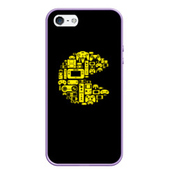 Чехол для iPhone 5/5S матовый Pac-Man