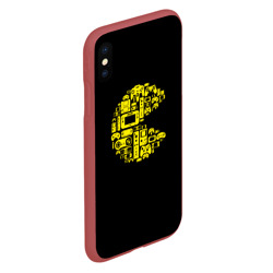 Чехол для iPhone XS Max матовый Pac-Man - фото 2