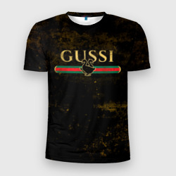 Мужская футболка 3D Slim Gussi gold