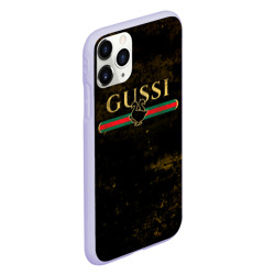 Чехол для iPhone 11 Pro матовый Gussi gold - фото 2