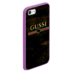 Чехол для iPhone 5/5S матовый Gussi gold - фото 2