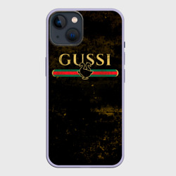Чехол для iPhone 14 Gussi gold