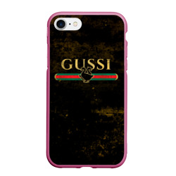 Чехол для iPhone 7/8 матовый Gussi gold