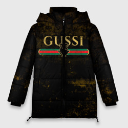 Женская зимняя куртка Oversize Gussi gold