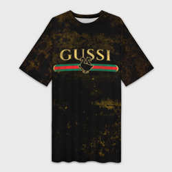 Платье-футболка 3D Gussi gold
