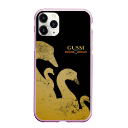 Чехол для iPhone 11 Pro матовый Gussi gold