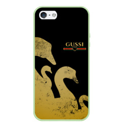 Чехол для iPhone 5/5S матовый Gussi gold