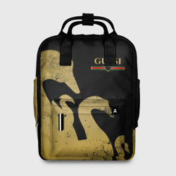 Женский рюкзак 3D Gussi gold