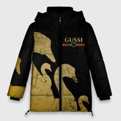 Женская зимняя куртка Oversize Gussi gold