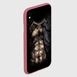 Чехол для iPhone XS Max матовый Хищник Predator обличие - фото 2