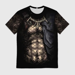 Мужская футболка 3D Хищник Predator обличие