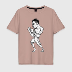 Мужская футболка хлопок Oversize Tony Ferguson art