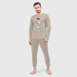 Мужская пижама с лонгсливом хлопок Tony Ferguson art - фото 2