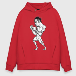 Мужское худи Oversize хлопок Tony Ferguson art