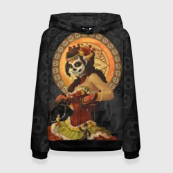 Женская толстовка 3D Мексиканка - стиль Калавера Катрина