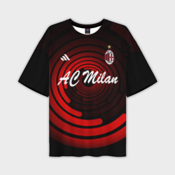 Мужская футболка oversize 3D AC Milan