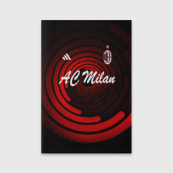 Обложка для паспорта матовая кожа AC Milan