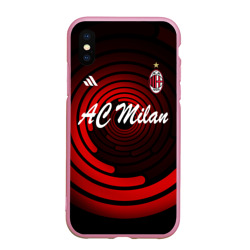 Чехол для iPhone XS Max матовый AC Milan