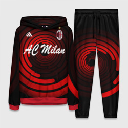 Женский костюм с толстовкой 3D AC Milan