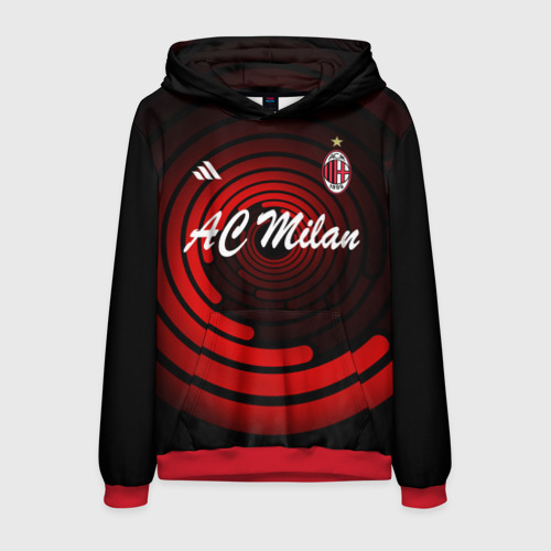 Мужская толстовка 3D AC Milan, цвет красный