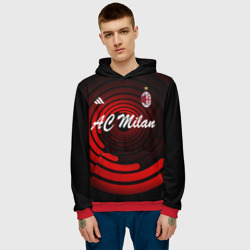 Мужская толстовка 3D AC Milan - фото 2