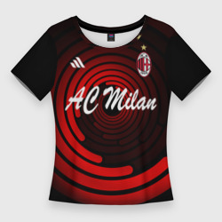 Женская футболка 3D Slim AC Milan