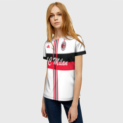 Женская футболка 3D AC Milan - фото 2