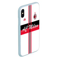 Чехол для iPhone XS Max матовый AC Milan - фото 2