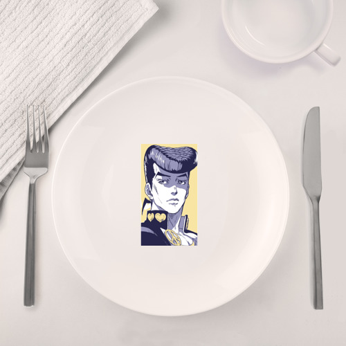 Набор: тарелка + кружка Джоскэ Хигашиката - фото 4