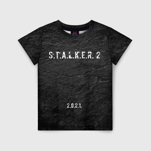 Детская футболка 3D с принтом STALKER 2, вид спереди #2
