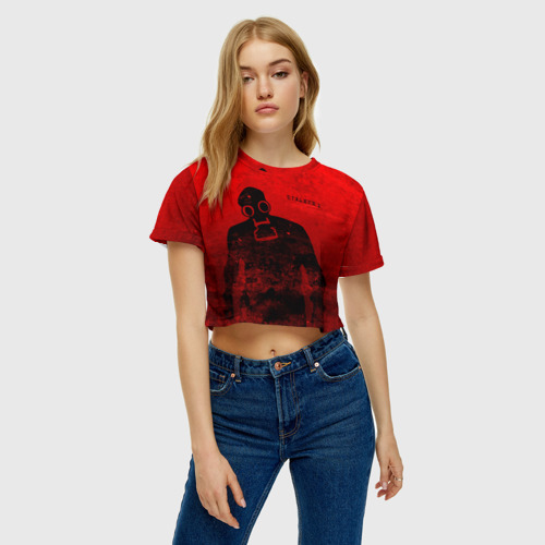 Женская футболка Crop-top 3D S.T.A.L.K.E.R. 2 - фото 3