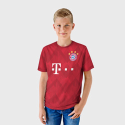 Детская футболка 3D Lewandowski home 18-19 - фото 2