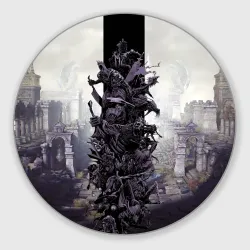 Круглый коврик для мышки Dark Souls Boss Collaboration