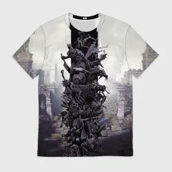 Мужская футболка 3D Dark Souls Boss Collaboration