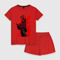 Женская пижама с шортиками хлопок Убийца Гоблинов