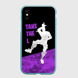 Чехол для iPhone XS Max матовый Fortnite: Take The L